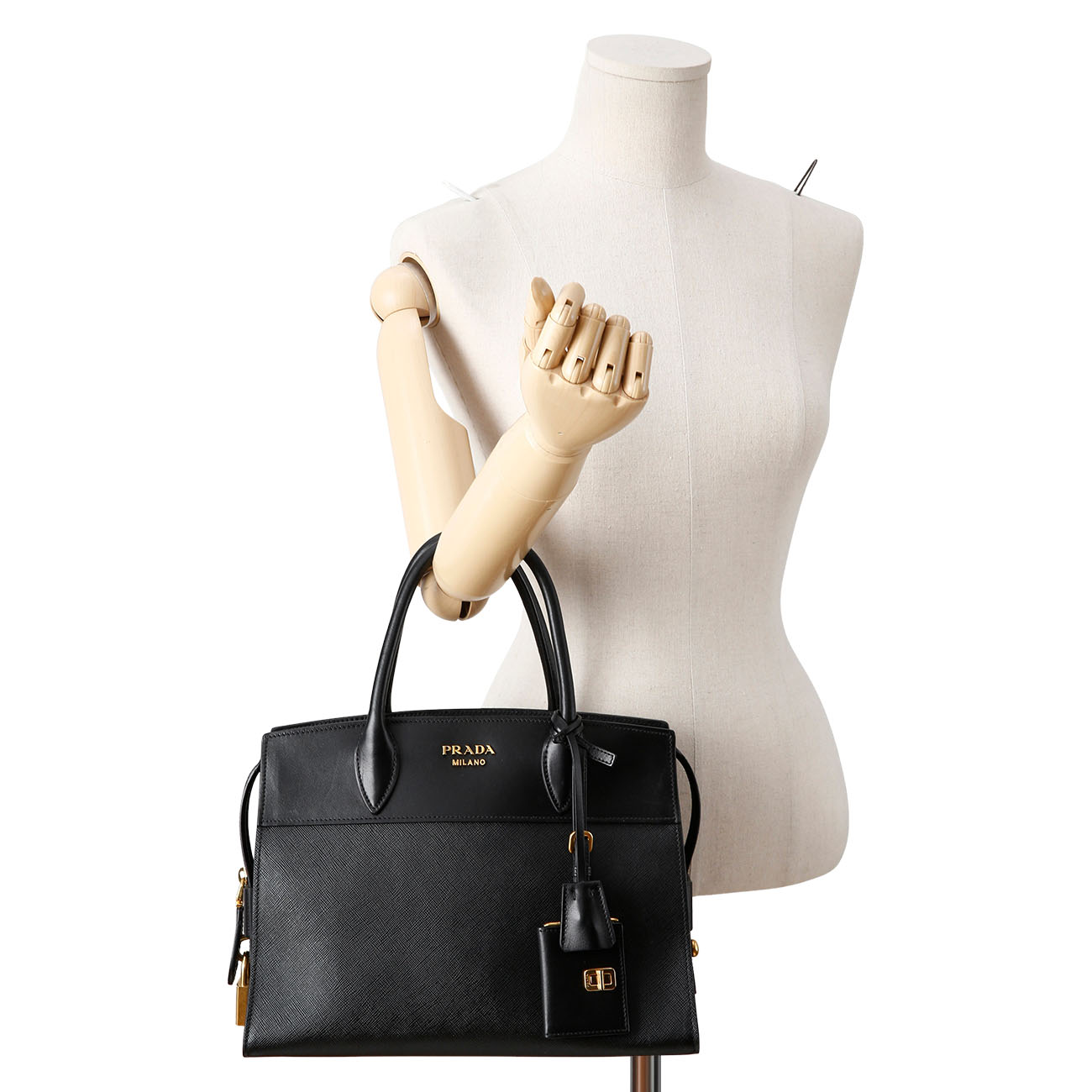 PRADA(USED)프라다 1BA046 사피아노 에스플러네이드 토트백