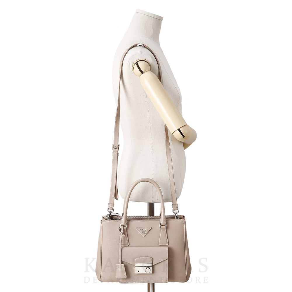 PRADA(USED)프라다 사피아노 더블지퍼 원포켓 트토겸 숄더백