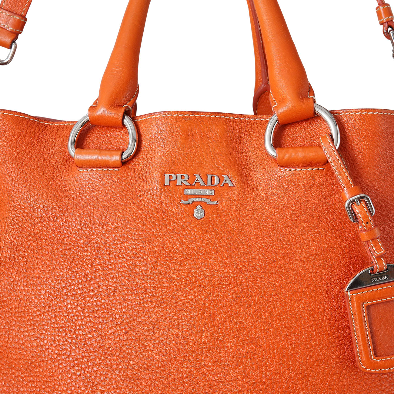 PRADA(USED)프라다 비텔로 다이노 토트결 숄더백