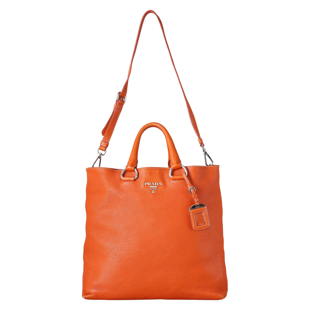 PRADA(USED)프라다 비텔로 다이노 토트결 숄더백
