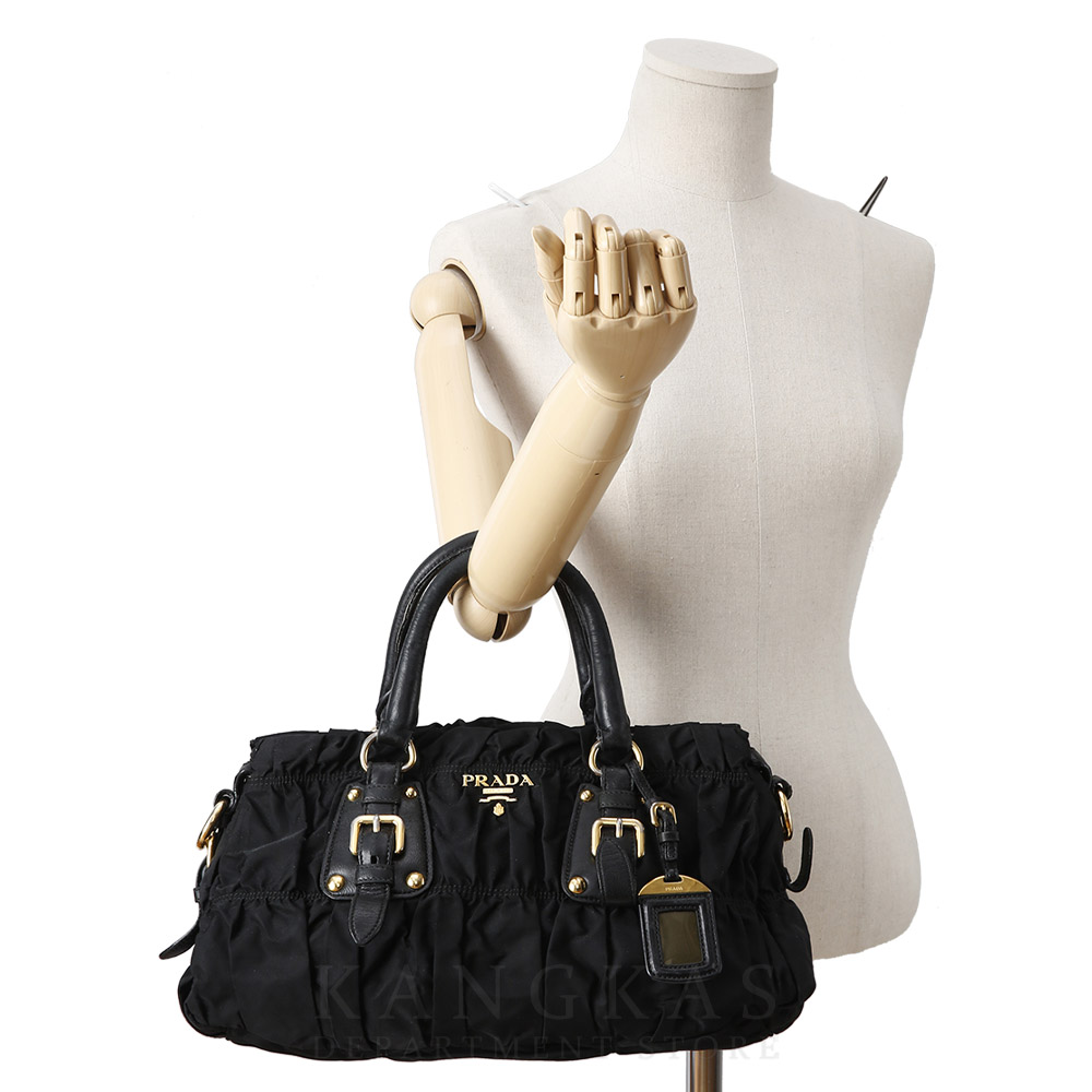 PRADA(USED)프라다 고프레 핸드백