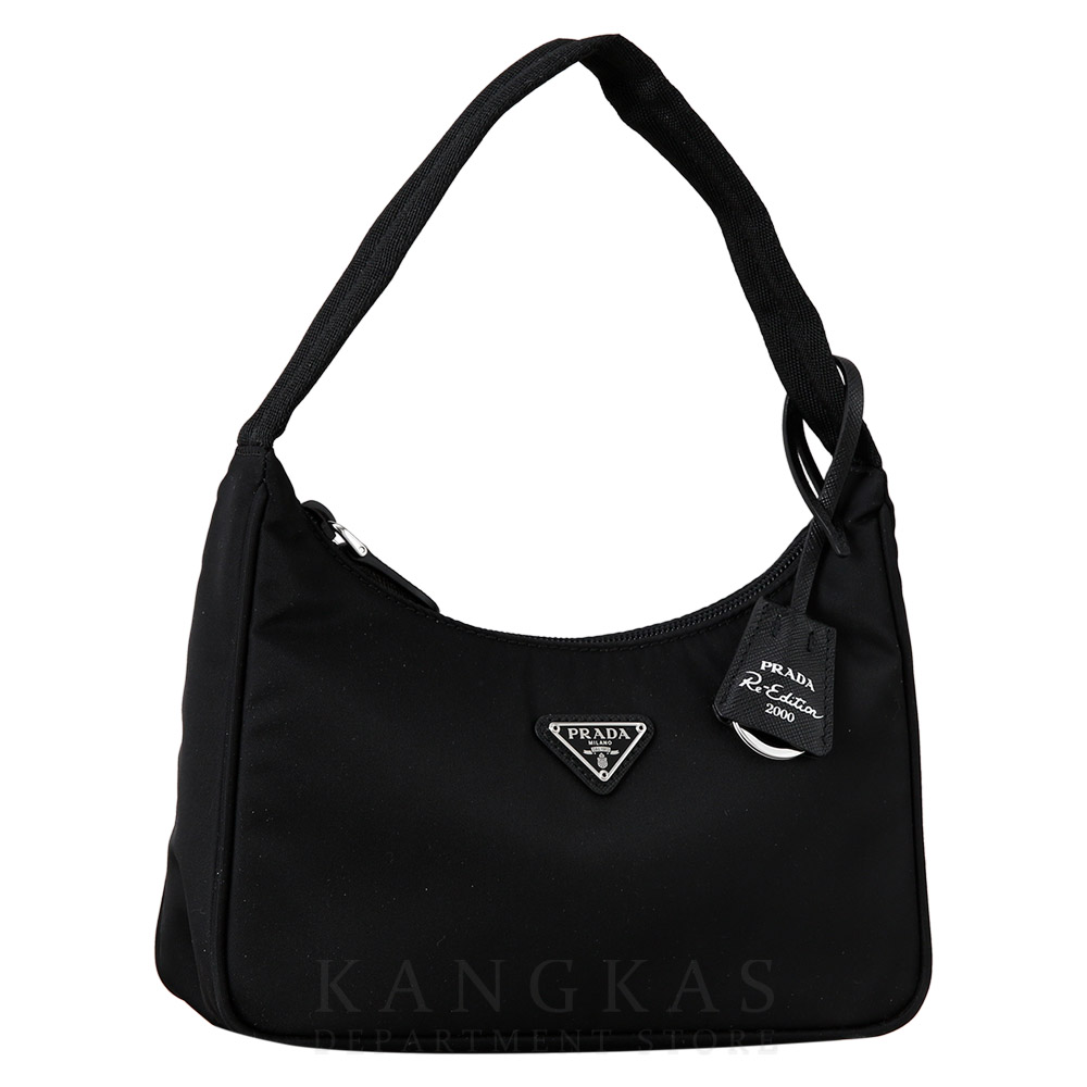 PRADA(USED)프라다 1NE515 리에디션 리나일론 호보백 블랙