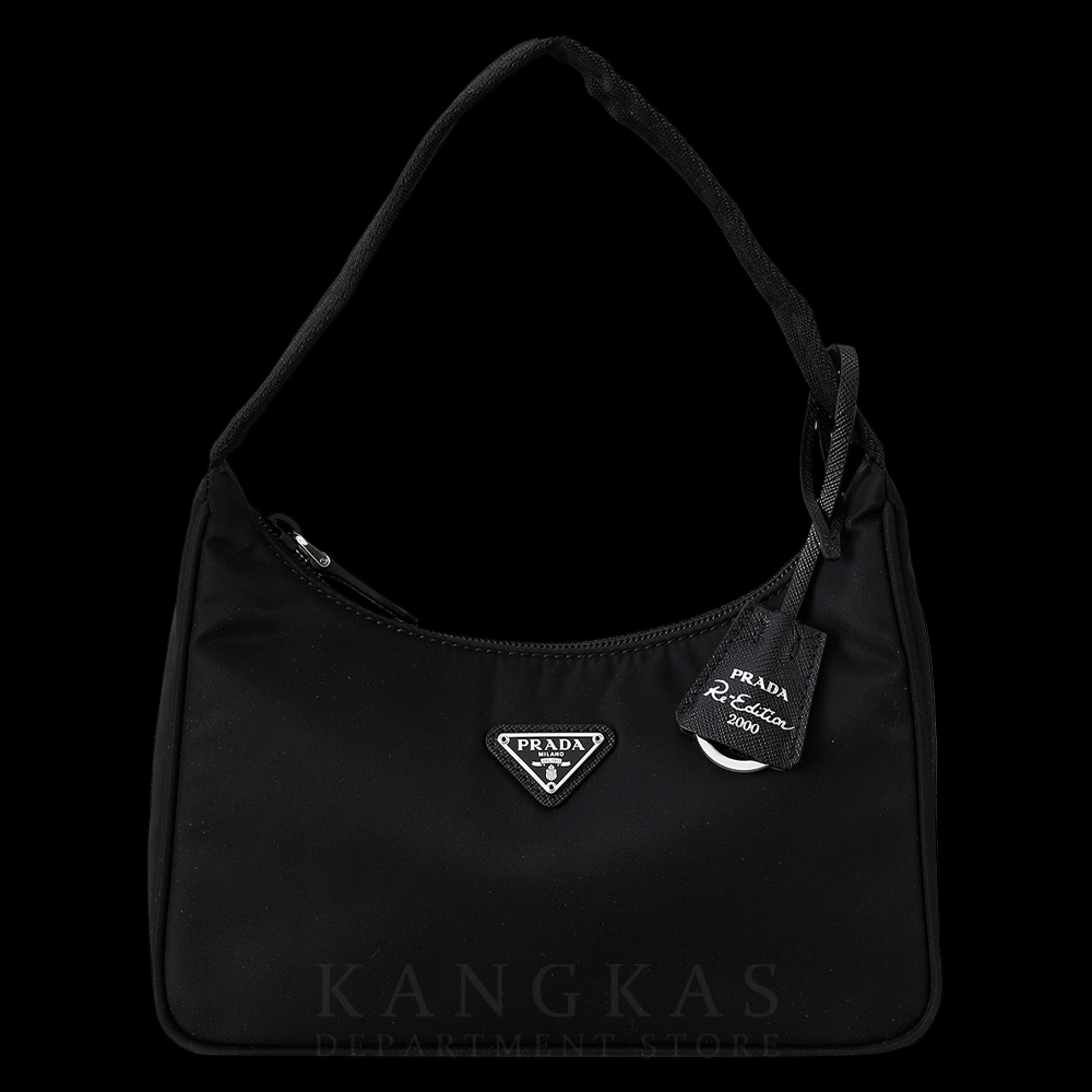 PRADA(USED)프라다 1NE515 리에디션 리나일론 호보백 블랙
