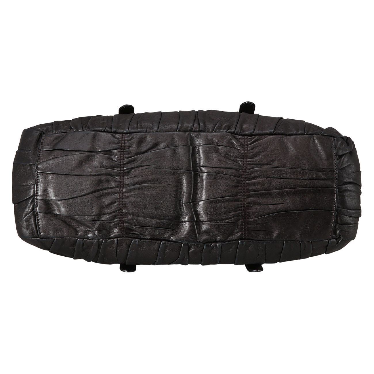 PRADA(USED)프라다 BN1407 레더 고프레 숄더백