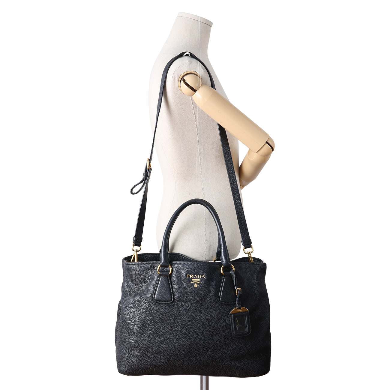 PRADA(USED)프라다 BN2794 비텔로 다이노 토트겸 숄더백