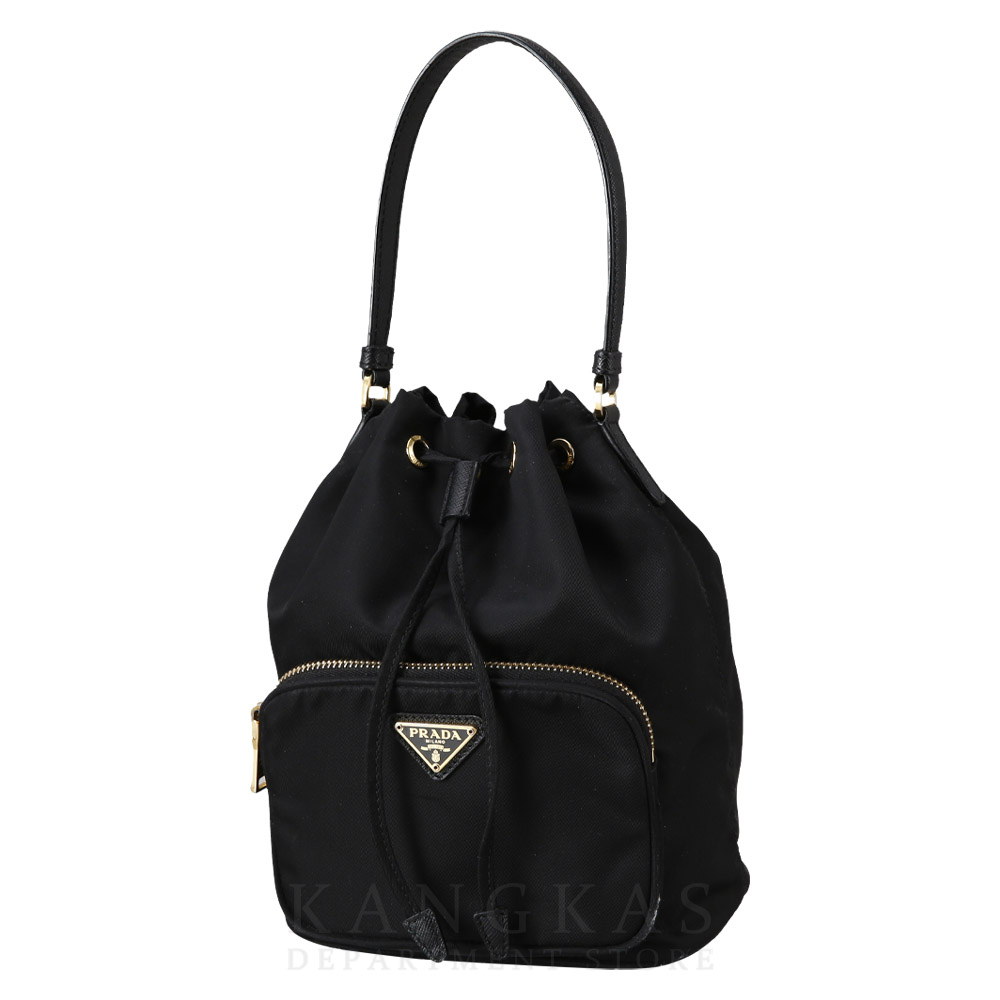 PRADA(USED)프라다 1BH038 패브릭 버킷백