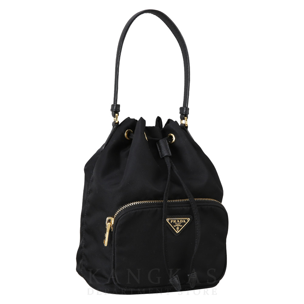 PRADA(USED)프라다 1BH038 패브릭 버킷백