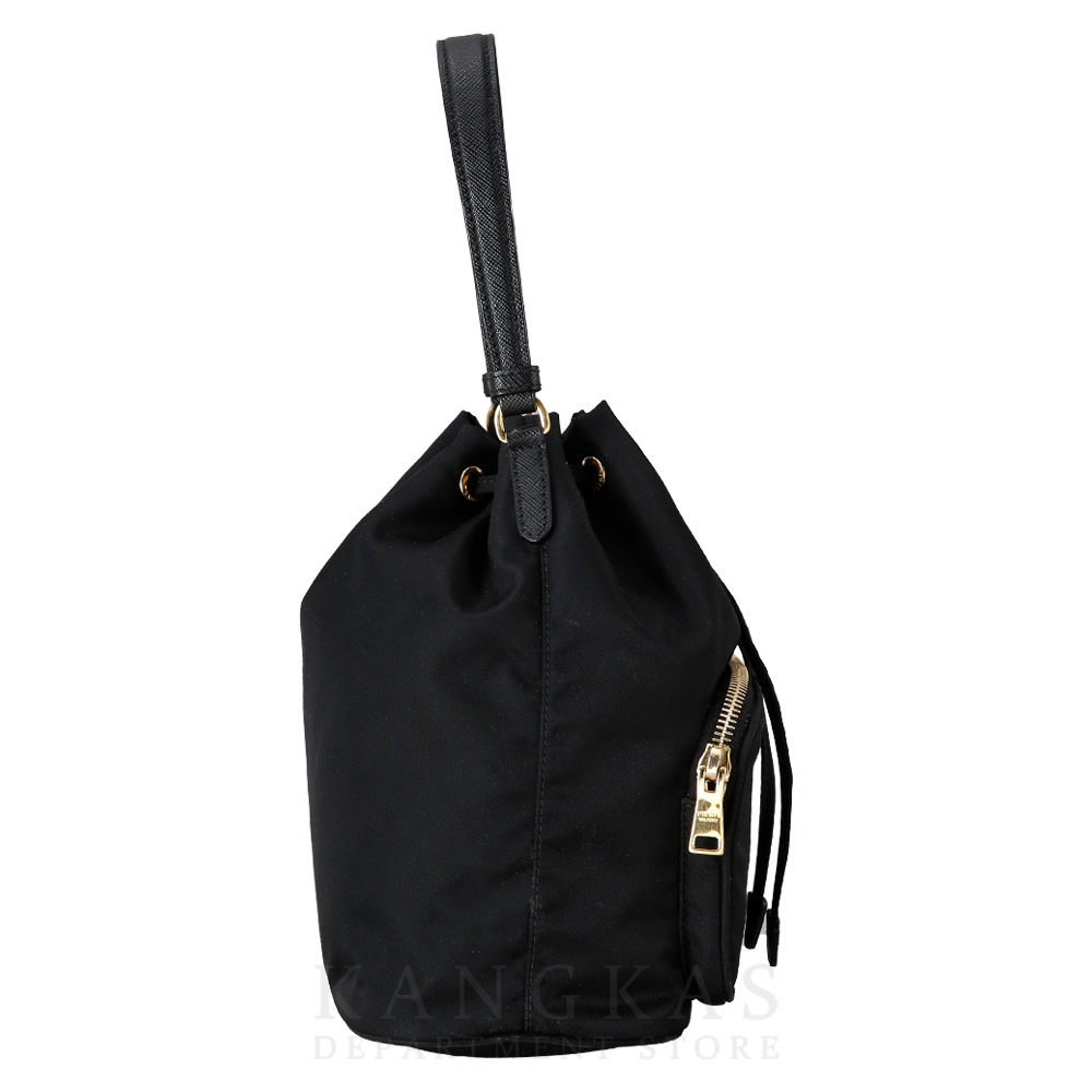 PRADA(USED)프라다 1BH038 패브릭 버킷백