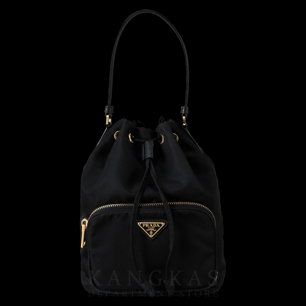 PRADA(USED)프라다 1BH038 패브릭 버킷백