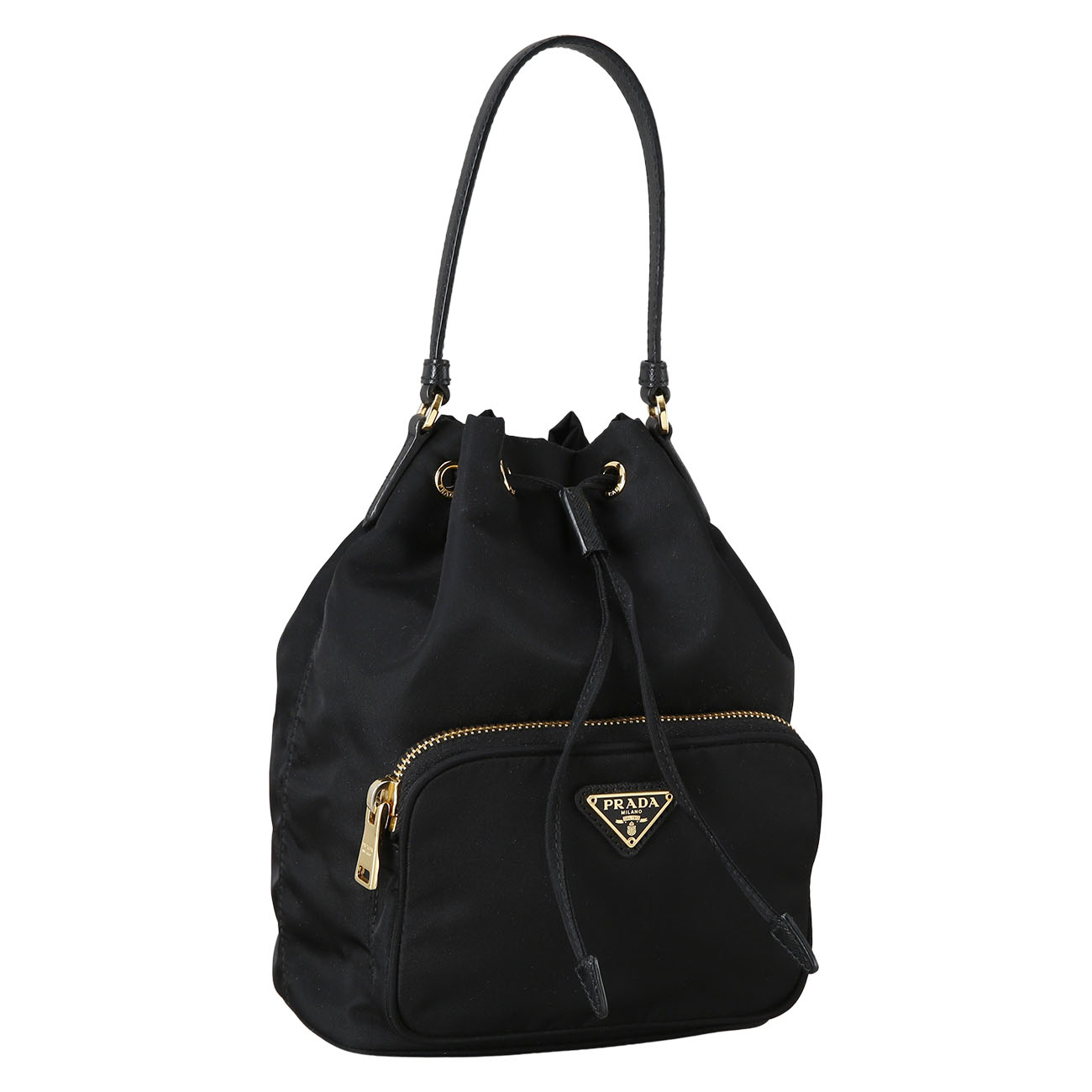PRADA(USED)프라다 1BH038 나일론 버킷백