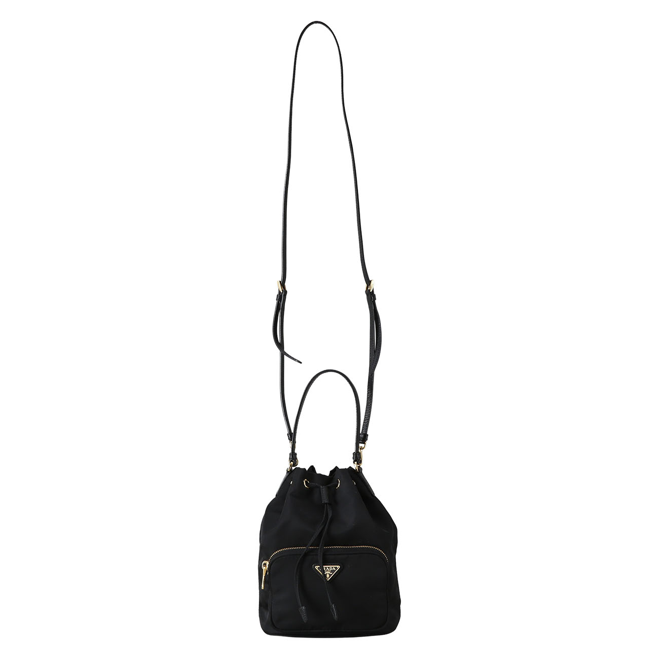 PRADA(USED)프라다 1BH038 나일론 버킷백