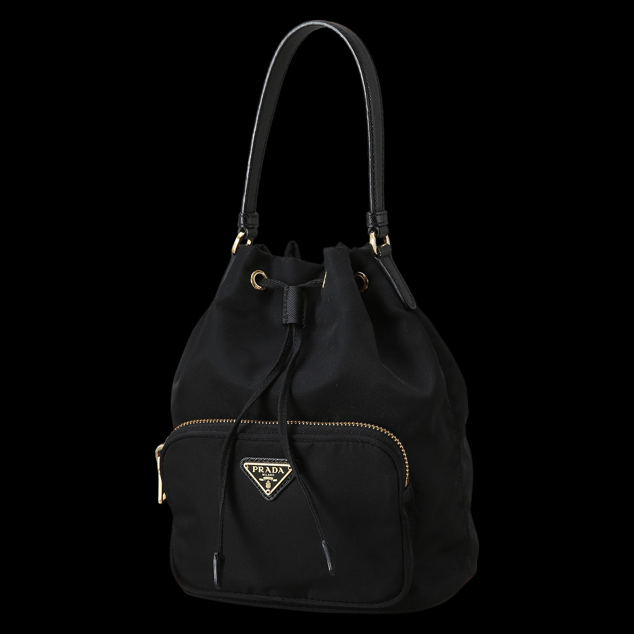 PRADA(USED)프라다 1BH038 나일론 버킷백