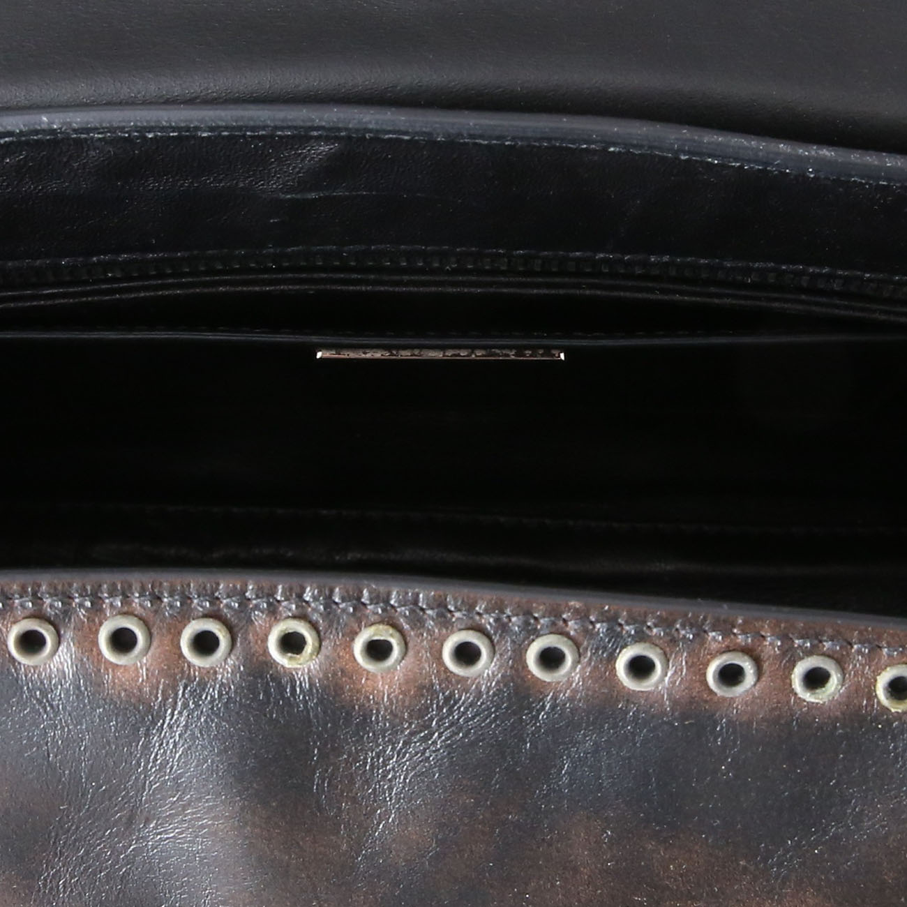 PRADA(USED)프라다 크리스탈 레더 탑 핸들백