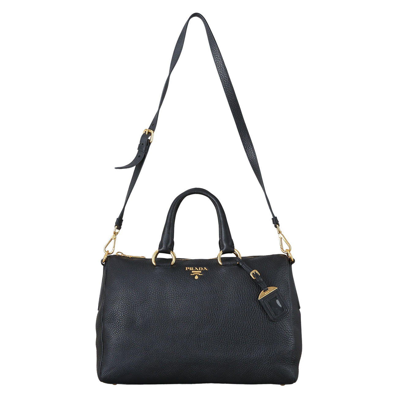 PRADA(USED)프라다 BL0778 비텔로 다이노 토트겸 숄더백