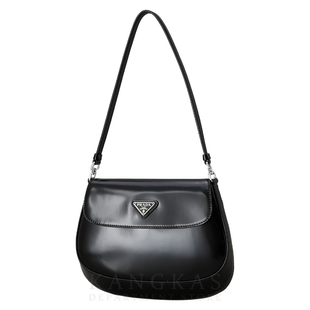 PRADA(USED)프라다 클레오 브러시드 플랩 숄더백