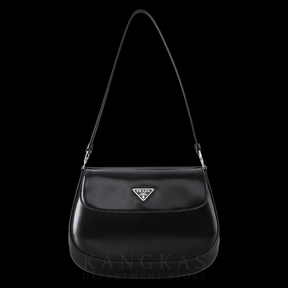 PRADA(USED)프라다 클레오 브러시드 플랩 숄더백