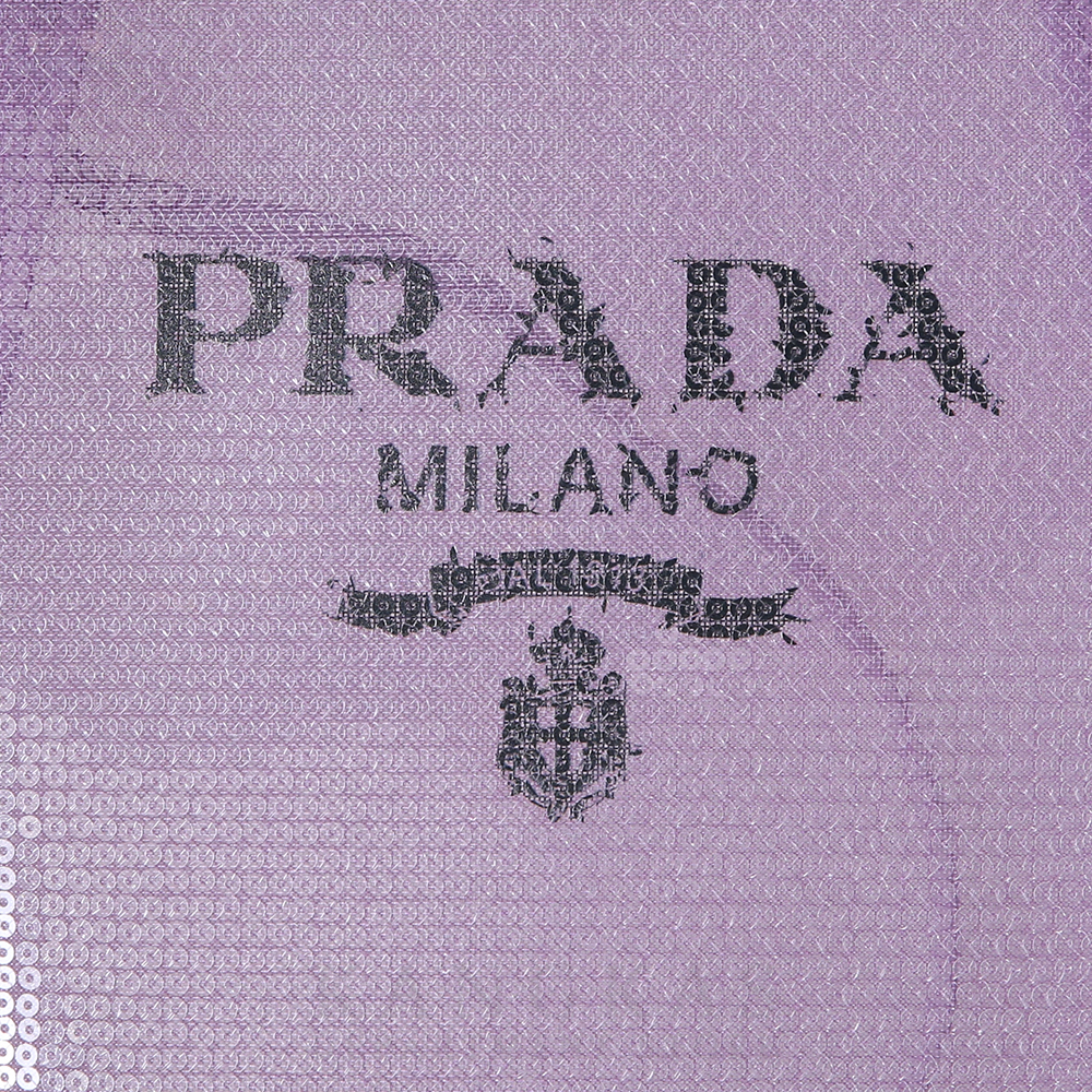 PRADA(USED)프라다 1BG417 폴카 닷 매쉬 토트백