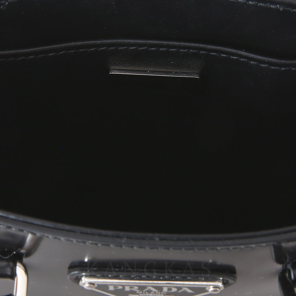 PRADA(USED)프라다 1BA331 스몰 브러쉬드 레더 토트백