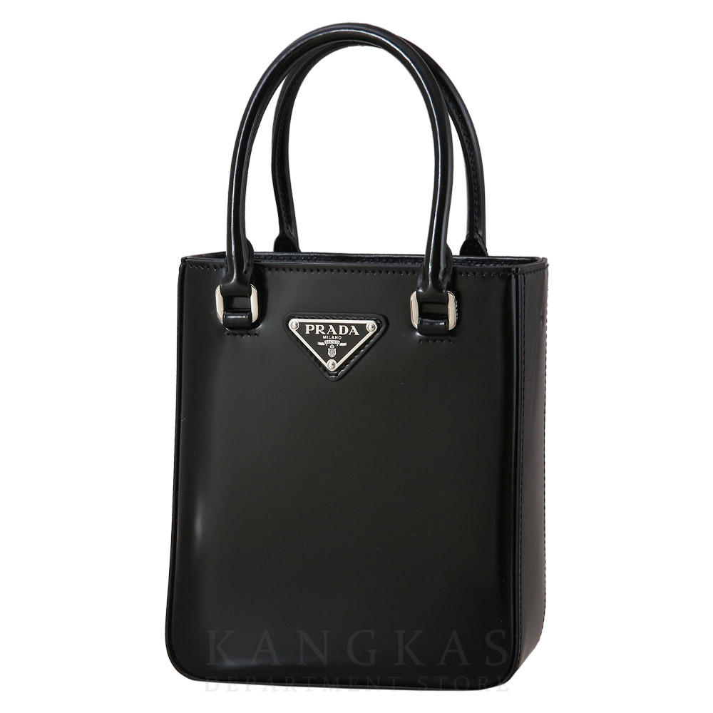 PRADA(USED)프라다 1BA331 스몰 브러쉬드 레더 토트백