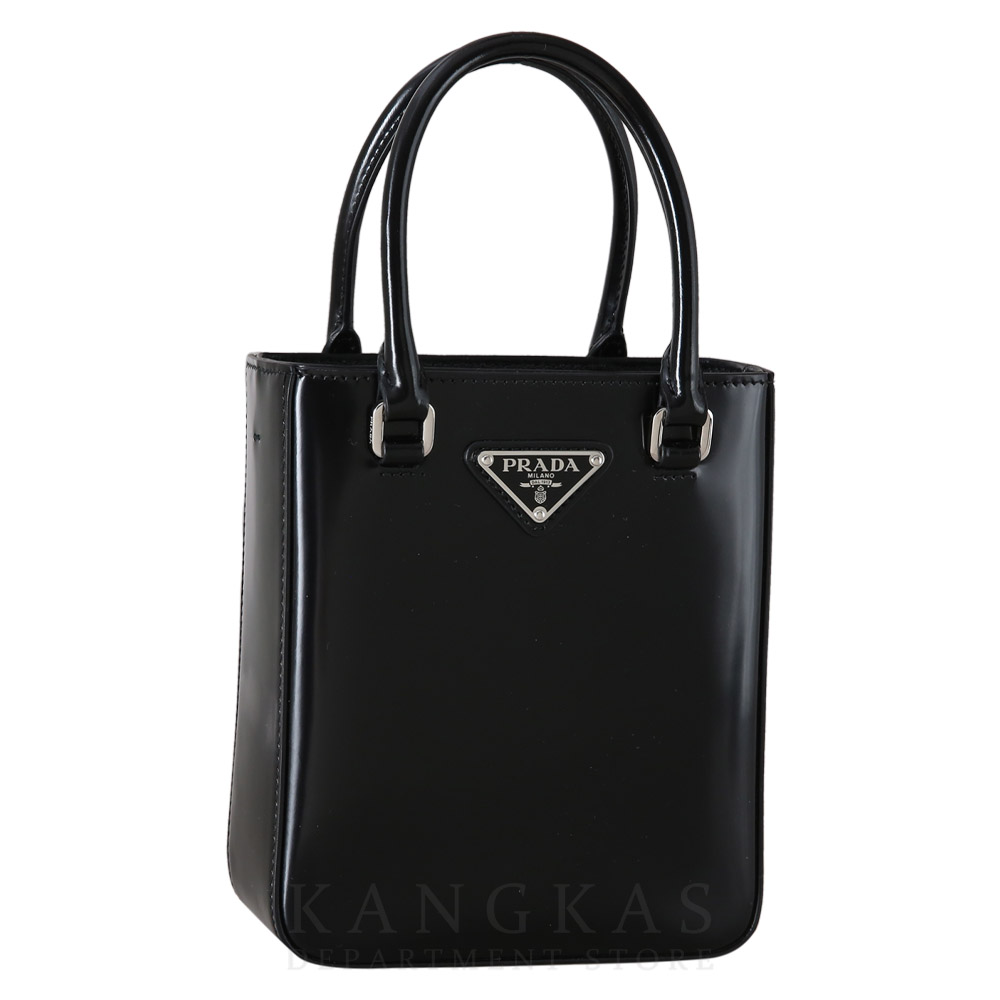 PRADA(USED)프라다 1BA331 스몰 브러쉬드 레더 토트백