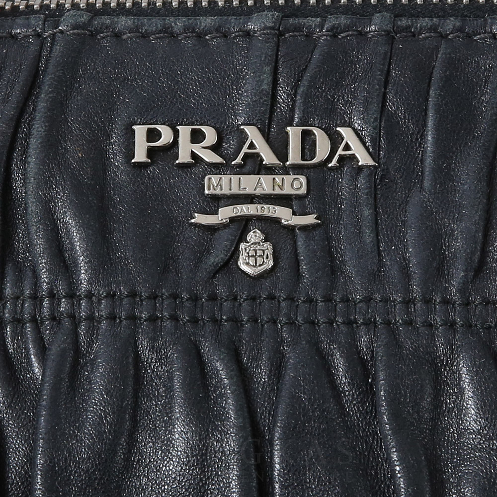 PRADA(USED)프라다 레더 고프레 토트겸 크로스백