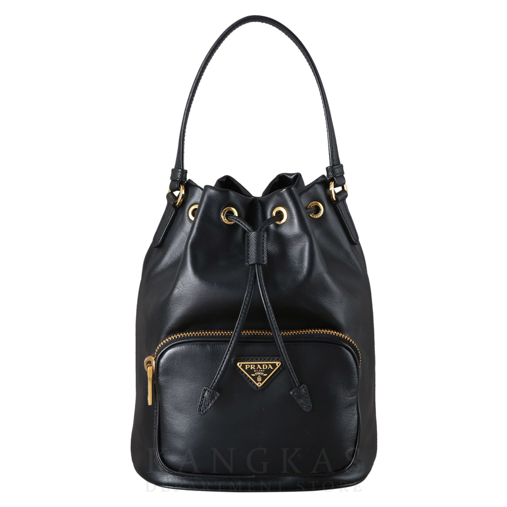 PRADA(USED)프라다 1BH038 레더 버킷백