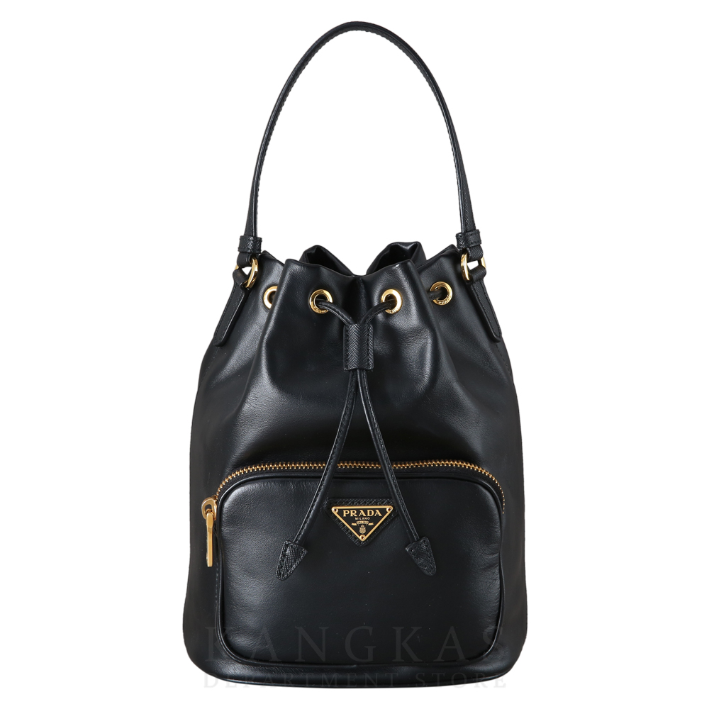 PRADA(USED)프라다 1BH038 레더 버킷백