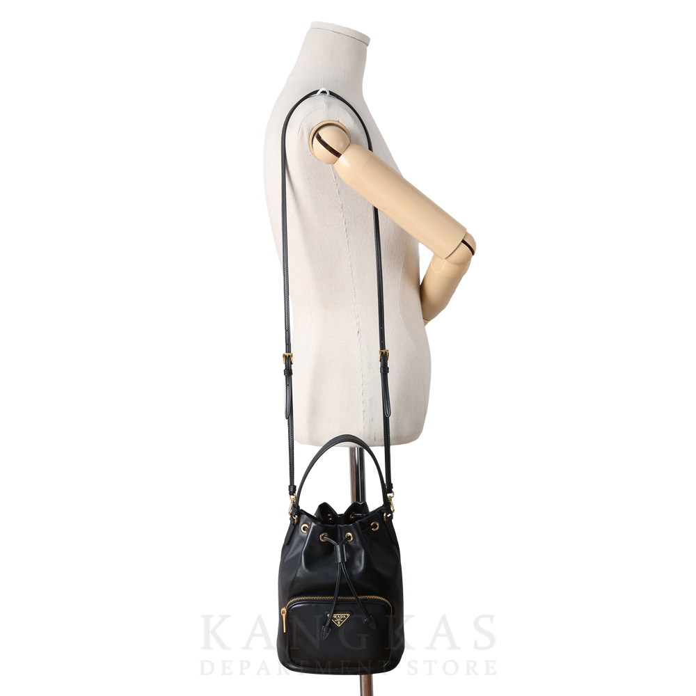 PRADA(USED)프라다 1BH038 레더 버킷백