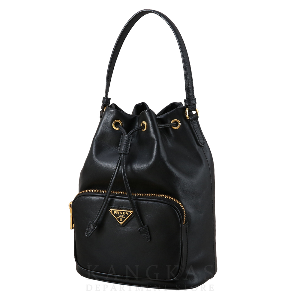 PRADA(USED)프라다 1BH038 레더 버킷백
