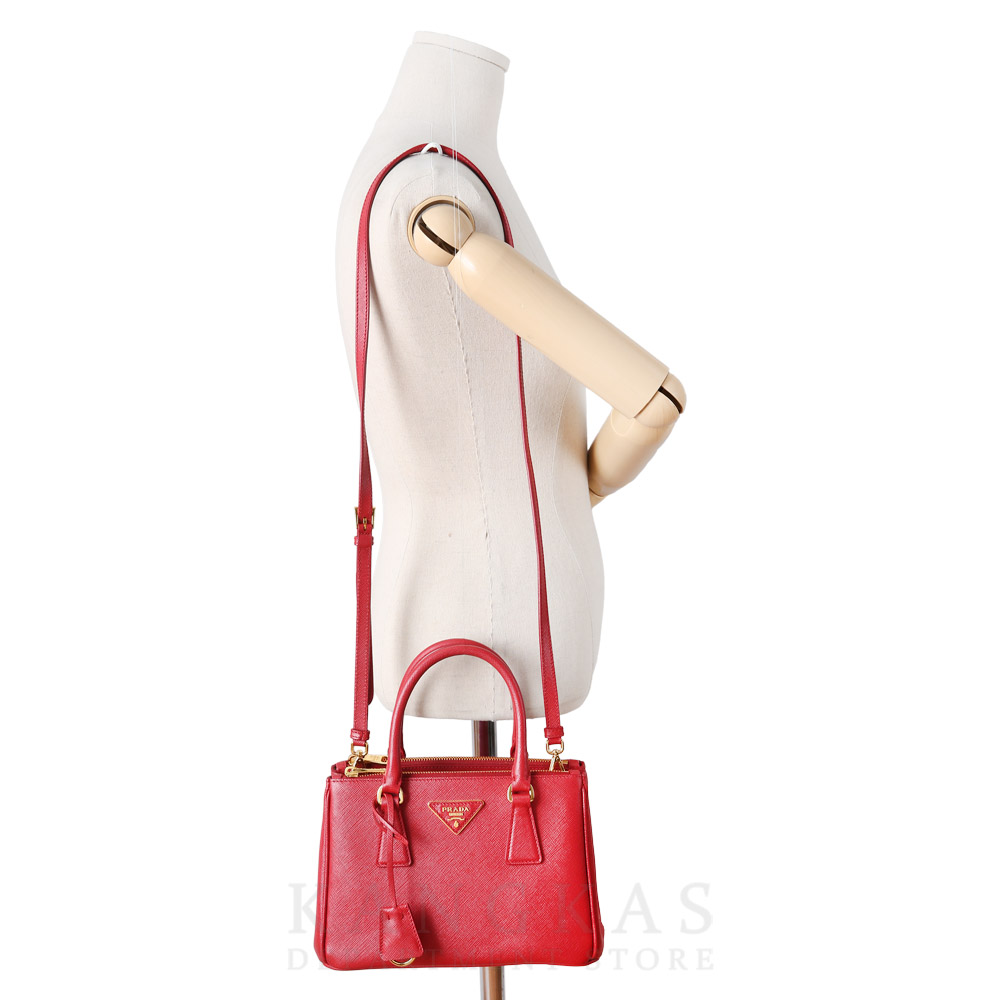 PRADA(USED)프라다 1BA896 사피아노 갤러리아 스몰 백