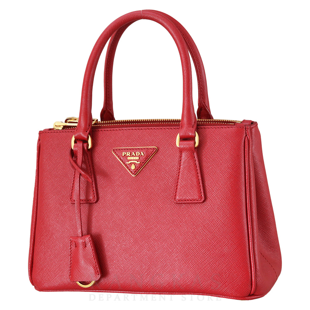 PRADA(USED)프라다 1BA896 사피아노 갤러리아 스몰 백