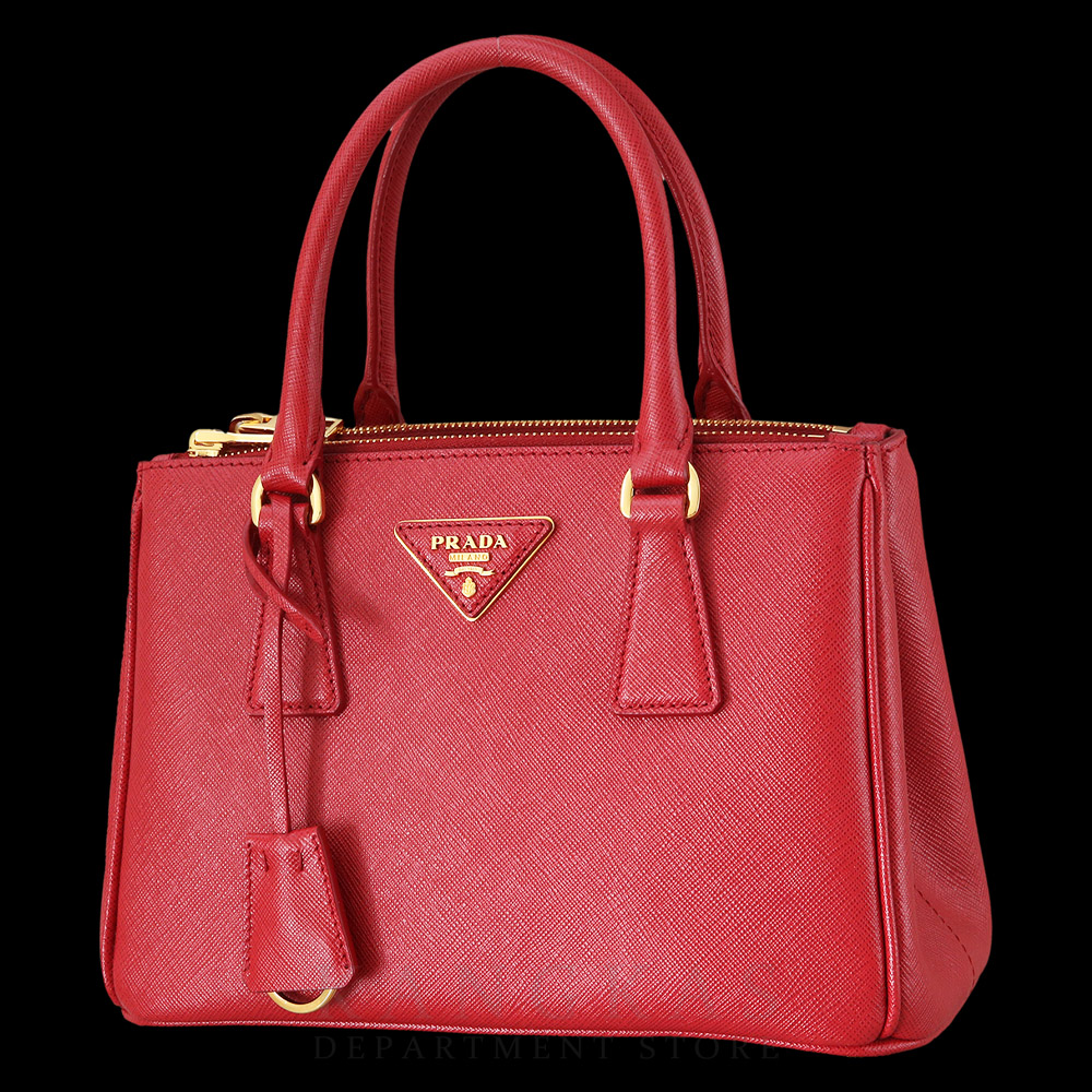 PRADA(USED)프라다 1BA896 사피아노 갤러리아 스몰 백
