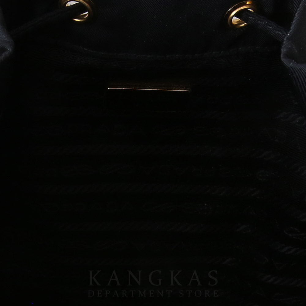 PRADA(USED)프라다 1BH038 패브릭 버킷백