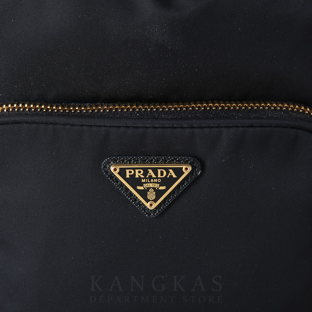 PRADA(USED)프라다 1BH038 패브릭 버킷백