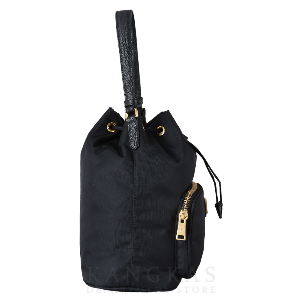 PRADA(USED)프라다 1BH038 패브릭 버킷백