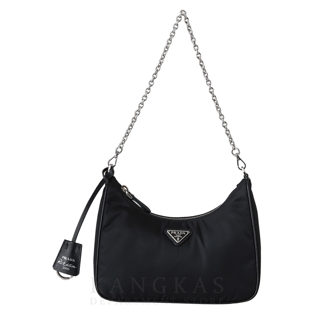 PRADA(USED)프라다 1BH204 테수토 체인 스트랩 호보백