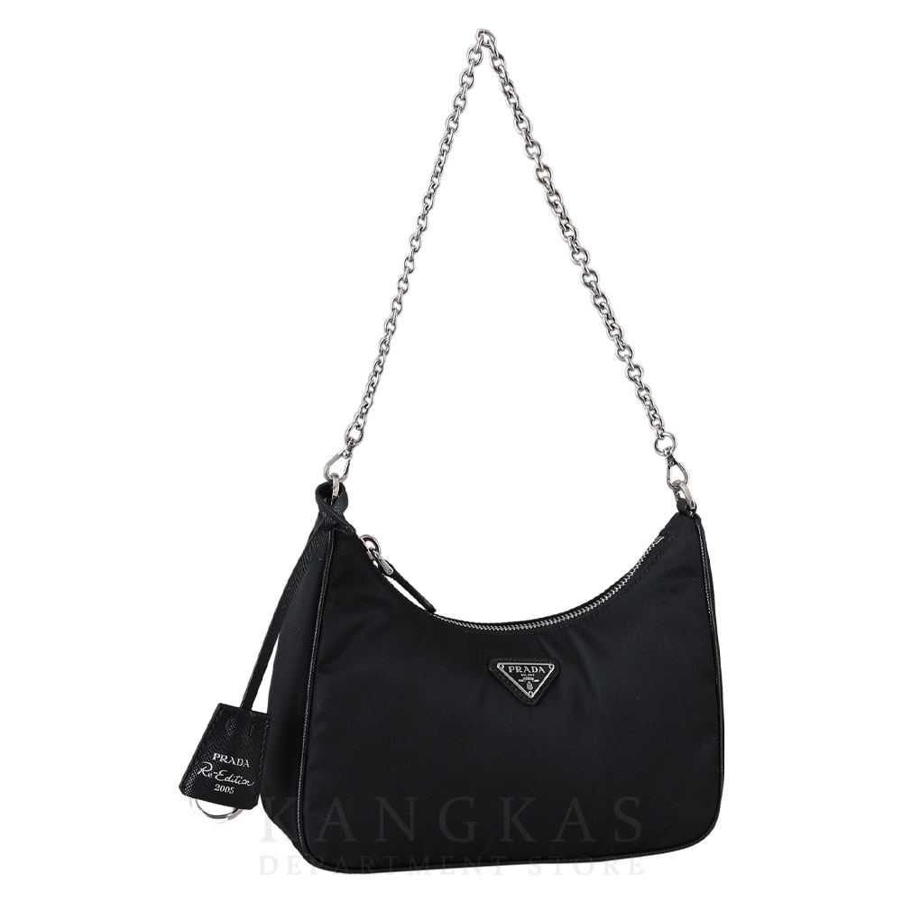 PRADA(USED)프라다 1BH204 테수토 체인 스트랩 호보백