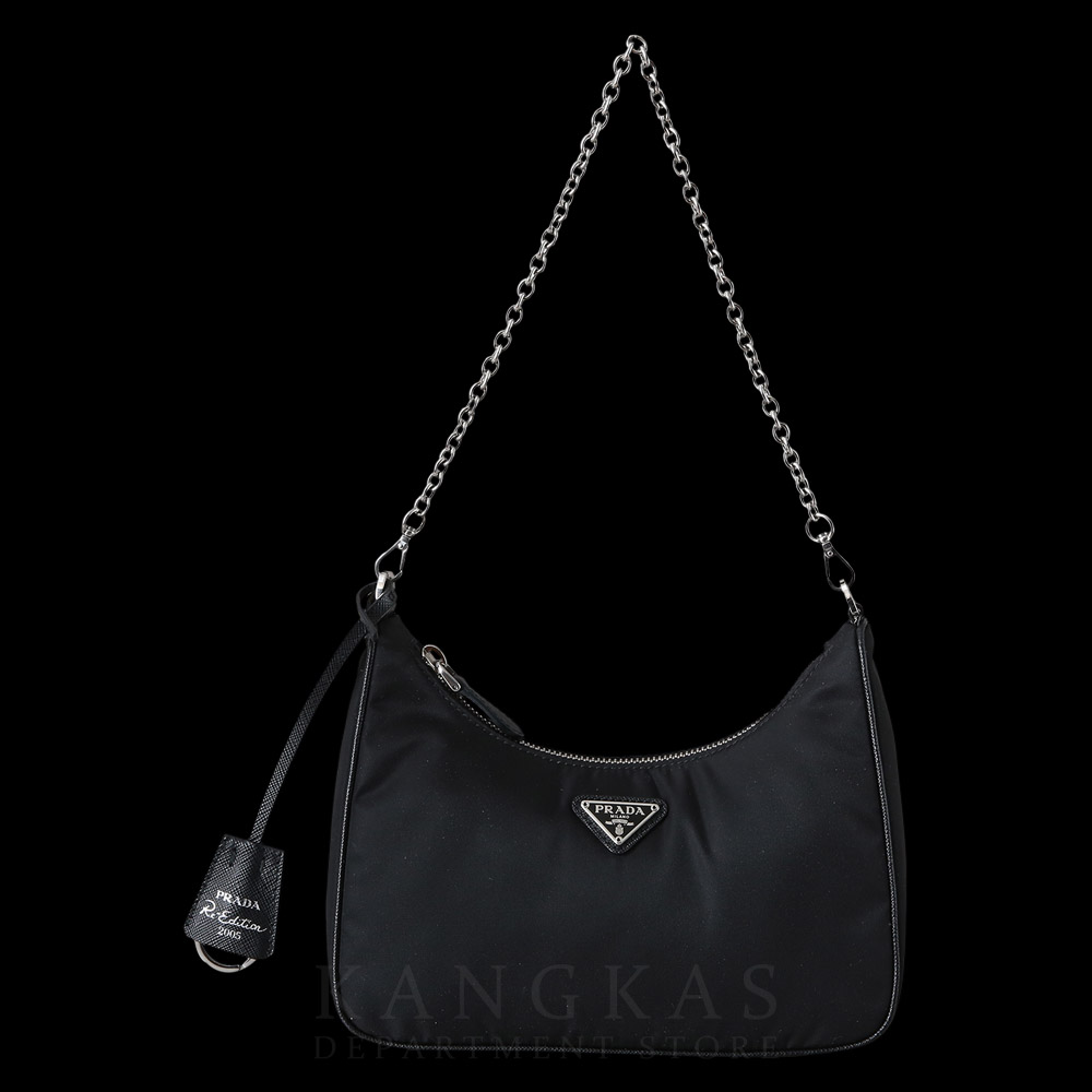 PRADA(USED)프라다 1BH204 테수토 체인 스트랩 호보백
