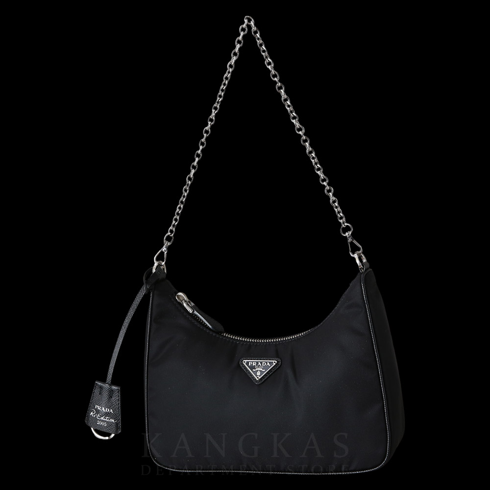 PRADA(USED)프라다 1BH204 테수토 체인 스트랩 호보백
