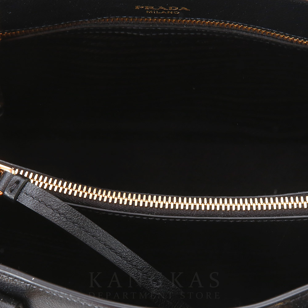 PRADA(USED)프라다 1BA579 소프트카프 레더 토트겸 숄더백