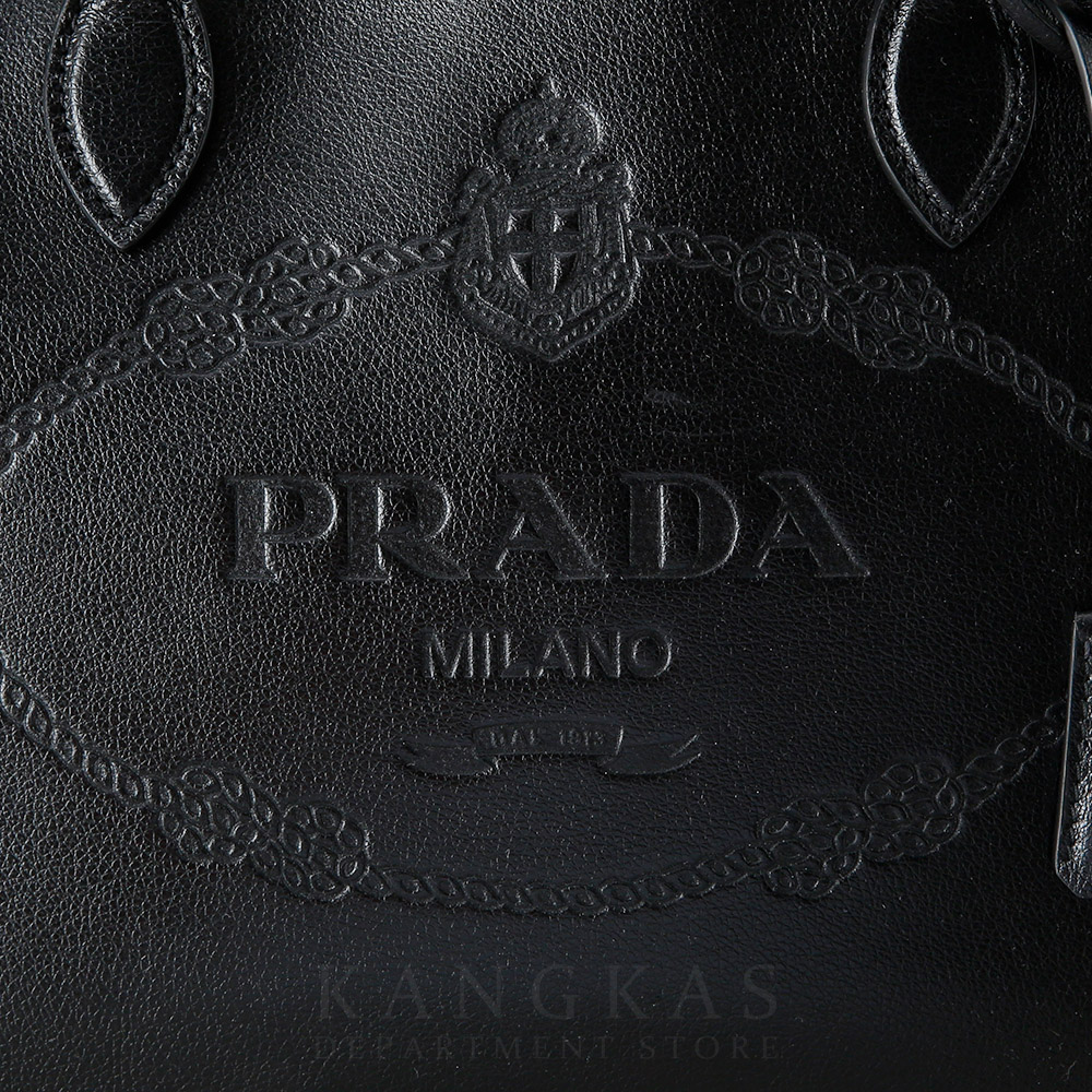PRADA(USED)프라다 1BA579 소프트카프 레더 토트겸 숄더백