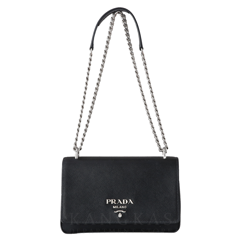 PRADA(USED)프라다 1BD009 테수토 사피아노 체인 숄더백