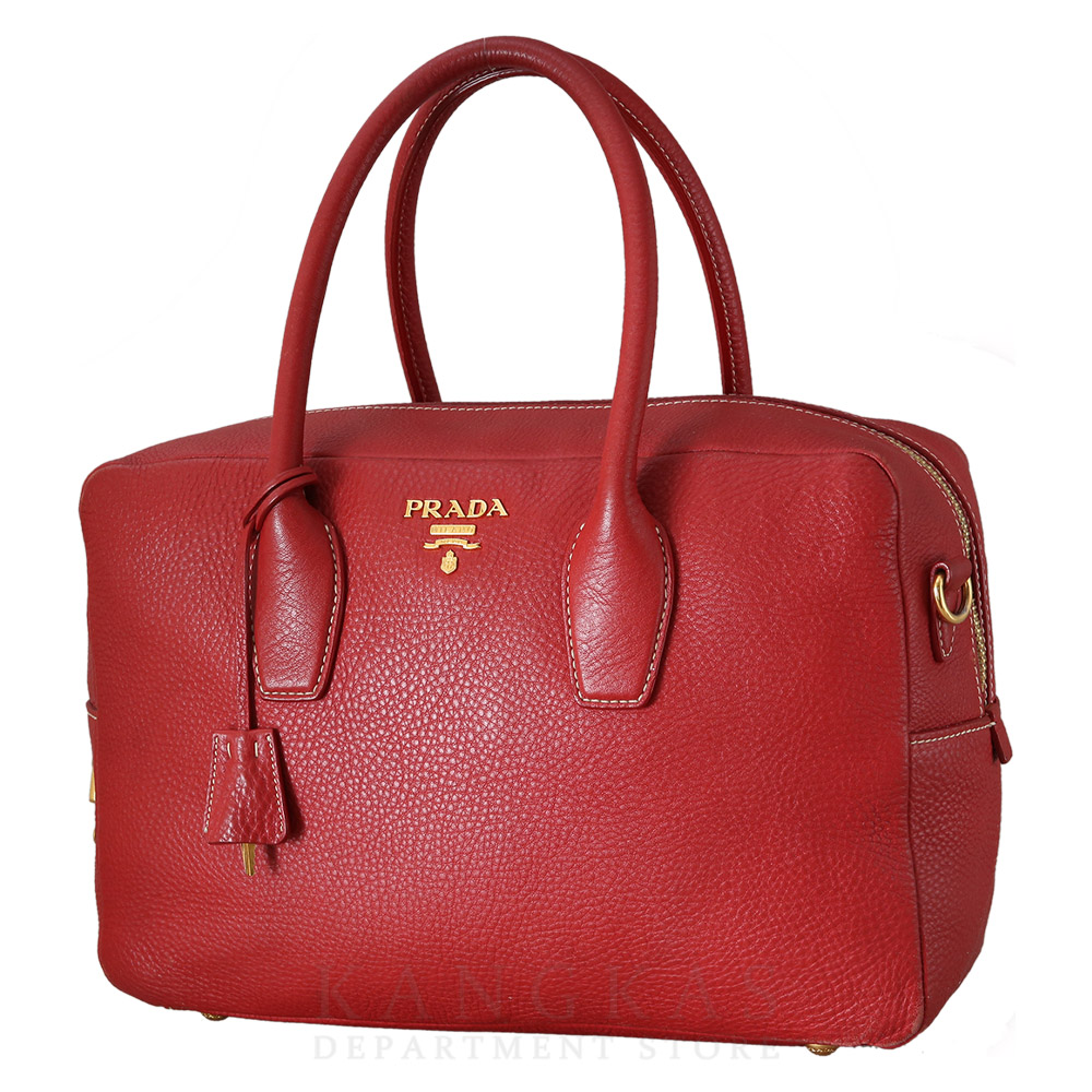 PRADA(USED)프라다 비텔로 다이노 볼링백