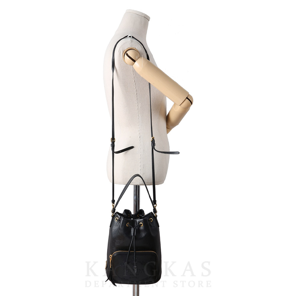 PRADA(USED)프라다 1BH038 레더 버킷백