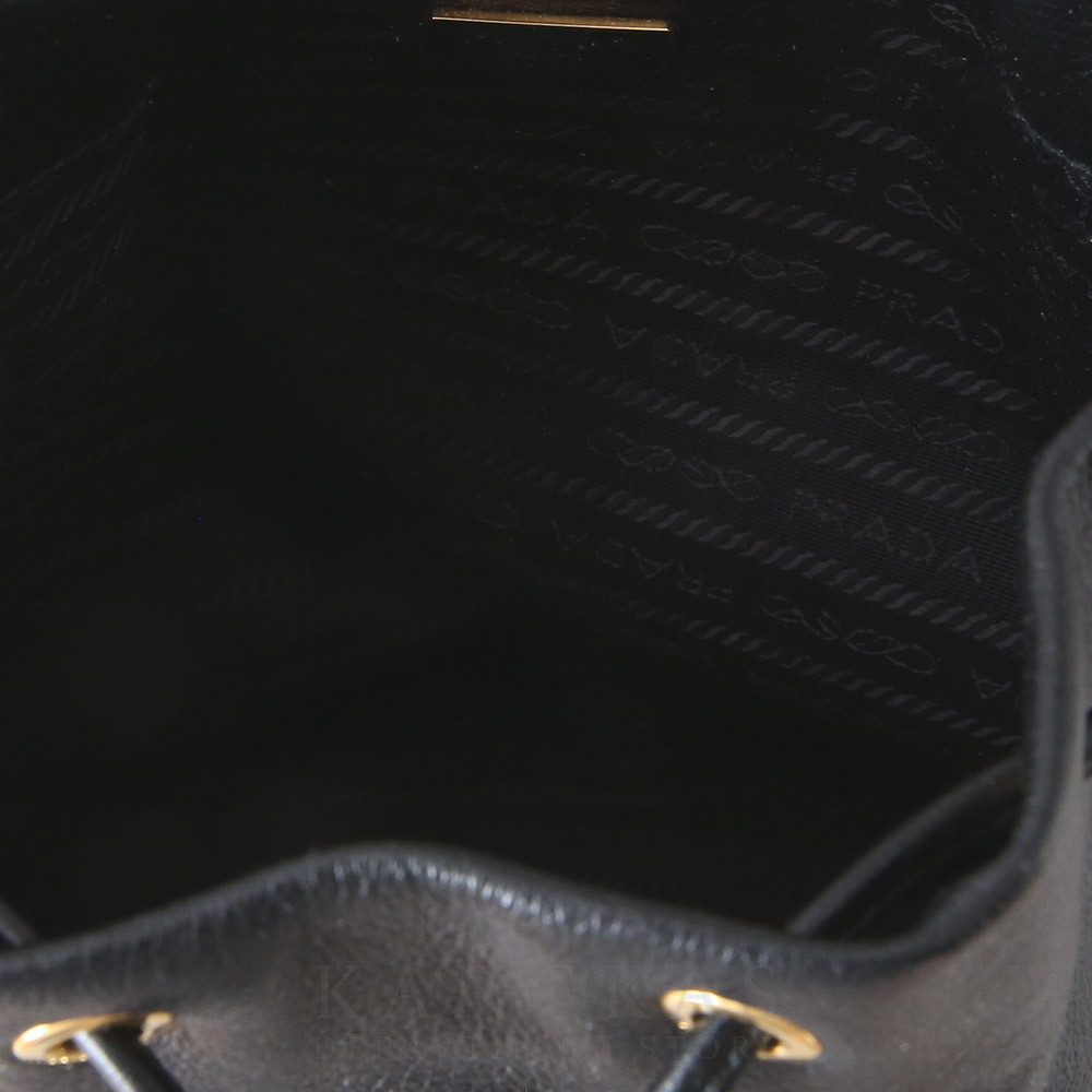 PRADA(USED)프라다 1BH038 레더 버킷백