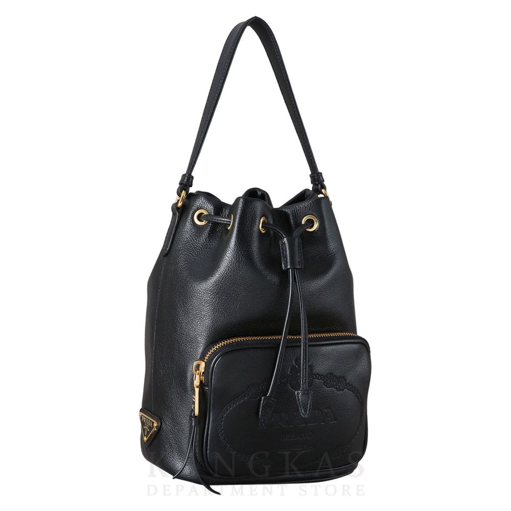 PRADA(USED)프라다 1BH038 레더 버킷백