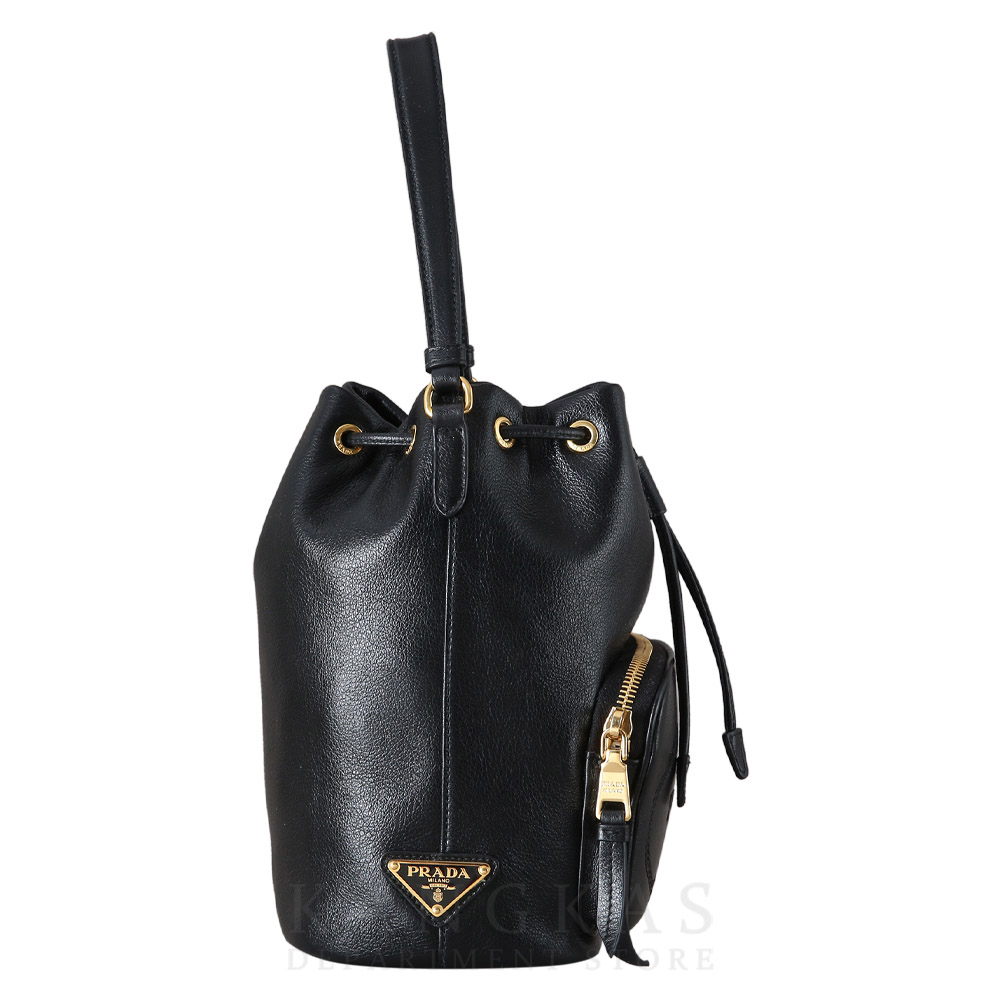 PRADA(USED)프라다 1BH038 레더 버킷백