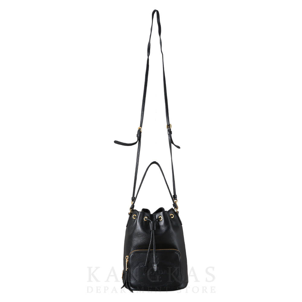 PRADA(USED)프라다 1BH038 레더 버킷백