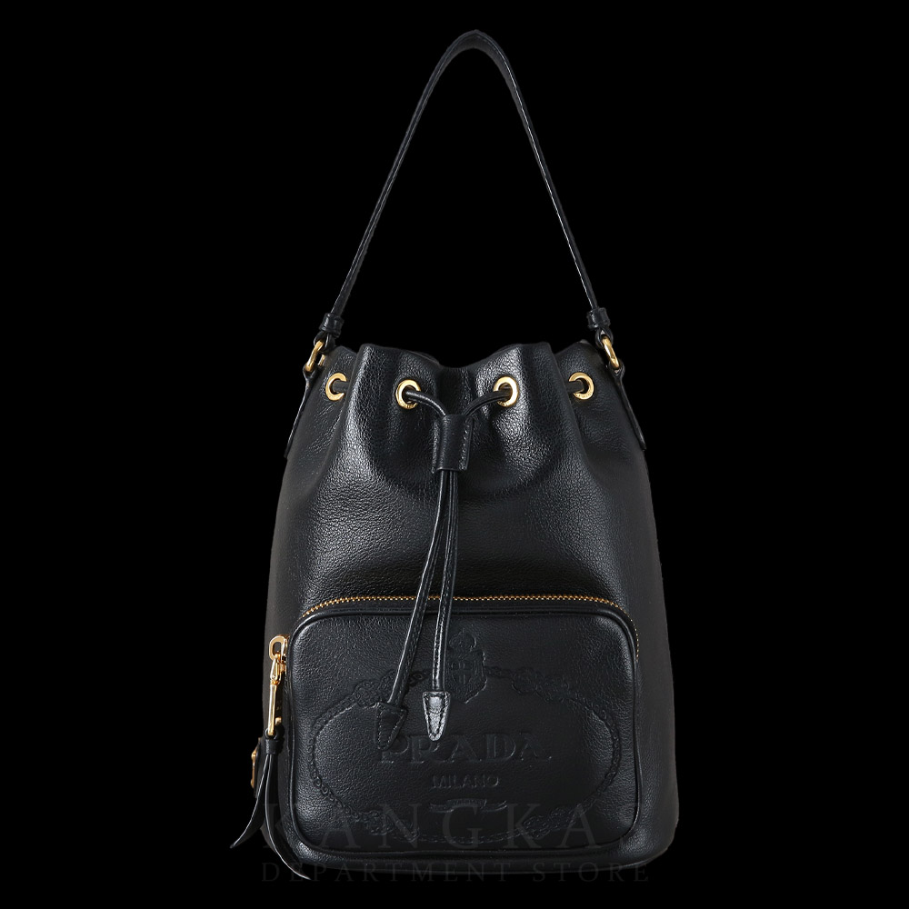PRADA(USED)프라다 1BH038 레더 버킷백