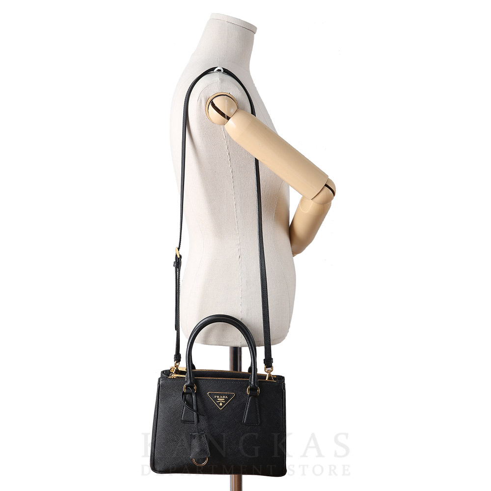 PRADA(USED)프라다 1BA896 사피아노 갤러리아 스몰 백